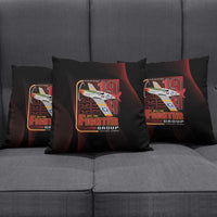 Tuskegee Airmen 332nd Spit Fire Pillow Cover On The Blue Sky - Wonder Print Shop