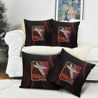Tuskegee Airmen 332nd Spit Fire Pillow Cover On The Blue Sky - Wonder Print Shop