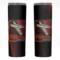 Tuskegee Airmen 332nd Spit Fire Skinny Tumbler On The Blue Sky - Wonder Print Shop