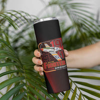 Tuskegee Airmen 332nd Spit Fire Skinny Tumbler On The Blue Sky - Wonder Print Shop