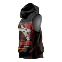 Tuskegee Airmen 332nd Spit Fire Sleeveless Hoodie On The Blue Sky - Wonder Print Shop
