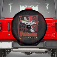 Tuskegee Airmen 332nd Spit Fire Spare Tire Cover On The Blue Sky - Wonder Print Shop