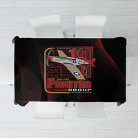 Tuskegee Airmen 332nd Spit Fire Tablecloth On The Blue Sky - Wonder Print Shop