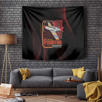 Tuskegee Airmen 332nd Spit Fire Tapestry On The Blue Sky - Wonder Print Shop