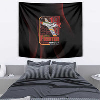 Tuskegee Airmen 332nd Spit Fire Tapestry On The Blue Sky - Wonder Print Shop