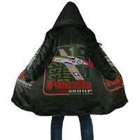 Tuskegee Airmen 332nd Spit Fire Cloak Camo Moss Green - Wonder Print Shop