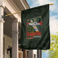 Tuskegee Airmen 332nd Spit Fire Garden Flag Camo Moss Green - Wonder Print Shop