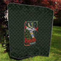 Tuskegee Airmen 332nd Spit Fire Quilt Camo Moss Green - Wonder Print Shop