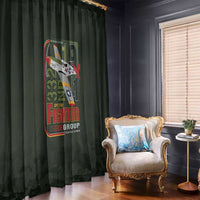 Tuskegee Airmen 332nd Spit Fire Window Curtain Camo Moss Green - Wonder Print Shop
