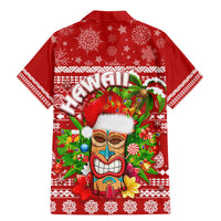 Hawaii Tiki Christmas Family Matching Mermaid Dress and Hawaiian Shirt Mele Kalikimaka LT7 - Wonder Print Shop