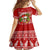 Hawaii Tiki Christmas Family Matching Off Shoulder Short Dress and Hawaiian Shirt Mele Kalikimaka LT7 - Wonder Print Shop