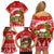 Hawaii Tiki Christmas Family Matching Off Shoulder Short Dress and Hawaiian Shirt Mele Kalikimaka LT7 - Wonder Print Shop