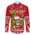 Hawaii Tiki Christmas Family Matching Off Shoulder Short Dress and Hawaiian Shirt Mele Kalikimaka LT7 - Wonder Print Shop
