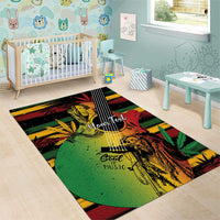 Personalised Reggae Soul Area Rug Sketch Style LT7 - Wonder Print Shop