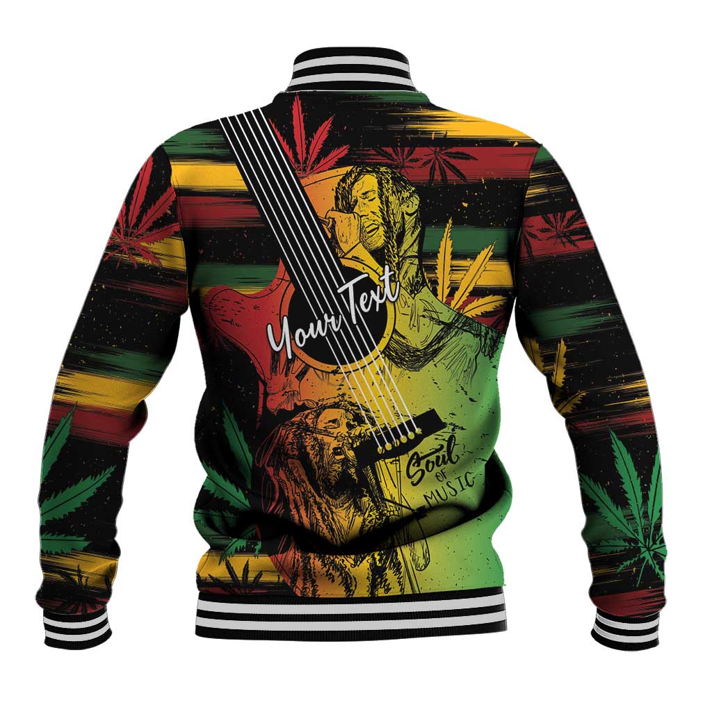 Personalised Reggae Soul Baseball Jacket Sketch Style LT7 - Wonder Print Shop
