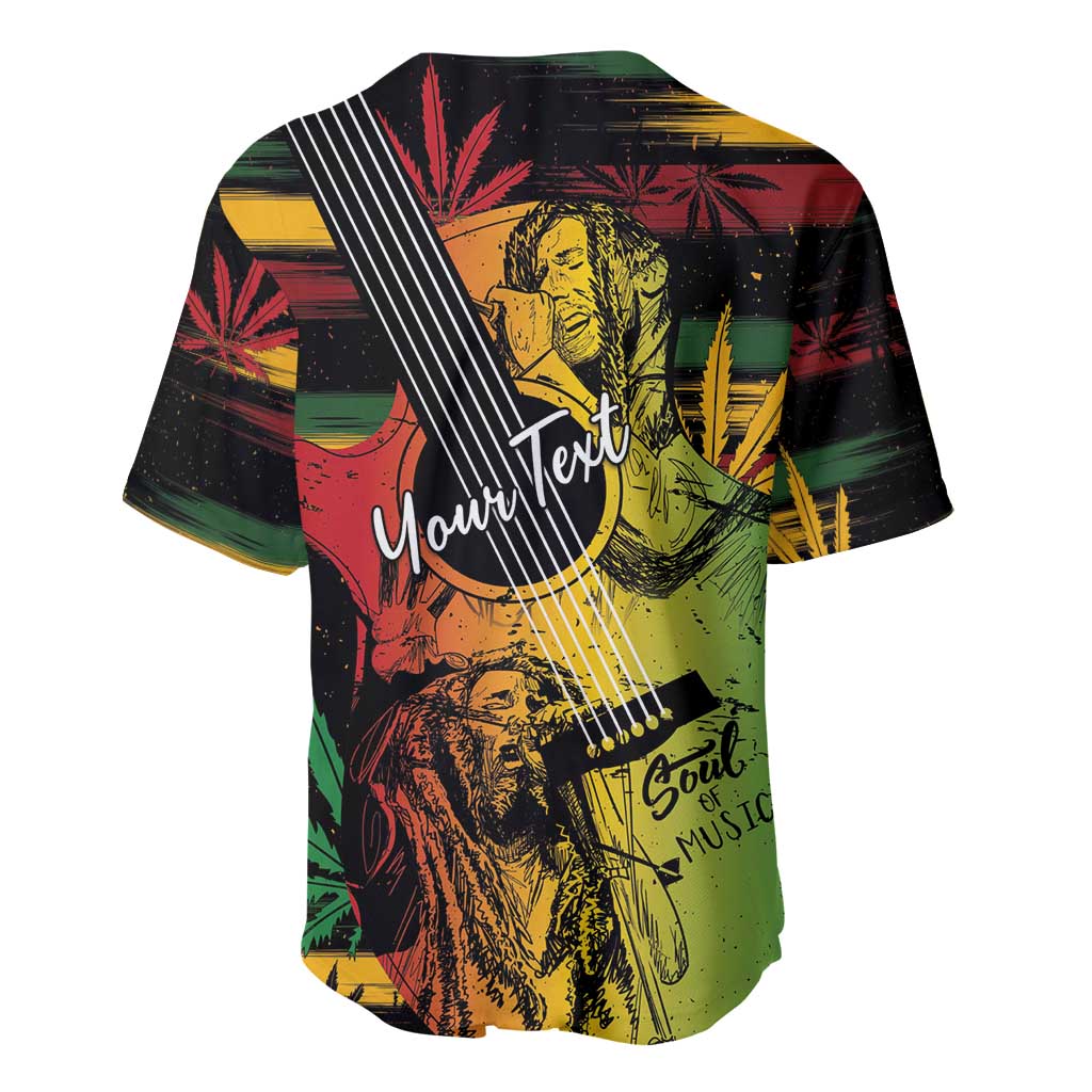 Personalised Reggae Soul Baseball Jersey Sketch Style LT7 - Wonder Print Shop