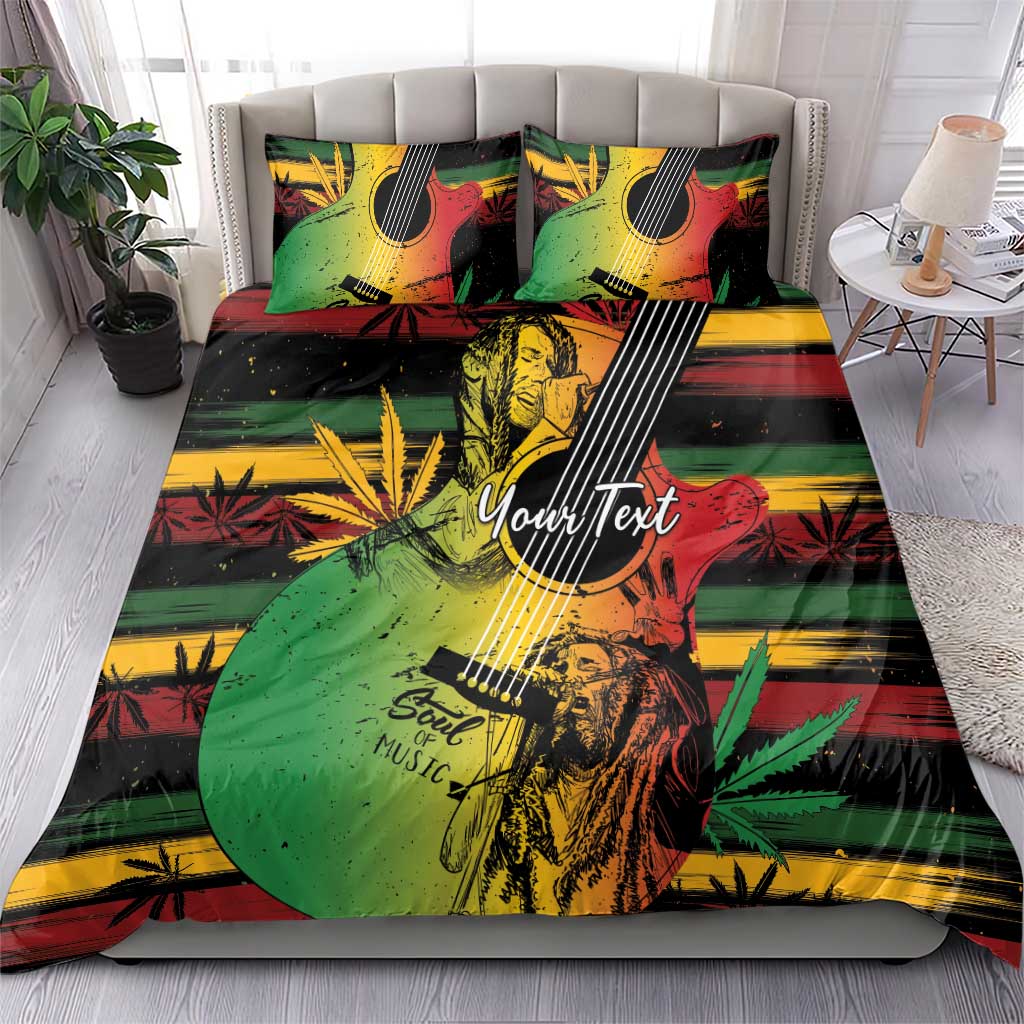 Personalised Reggae Soul Bedding Set Sketch Style LT7 - Wonder Print Shop