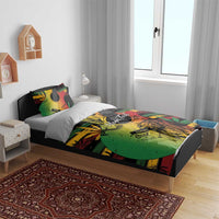 Personalised Reggae Soul Bedding Set Sketch Style LT7 - Wonder Print Shop