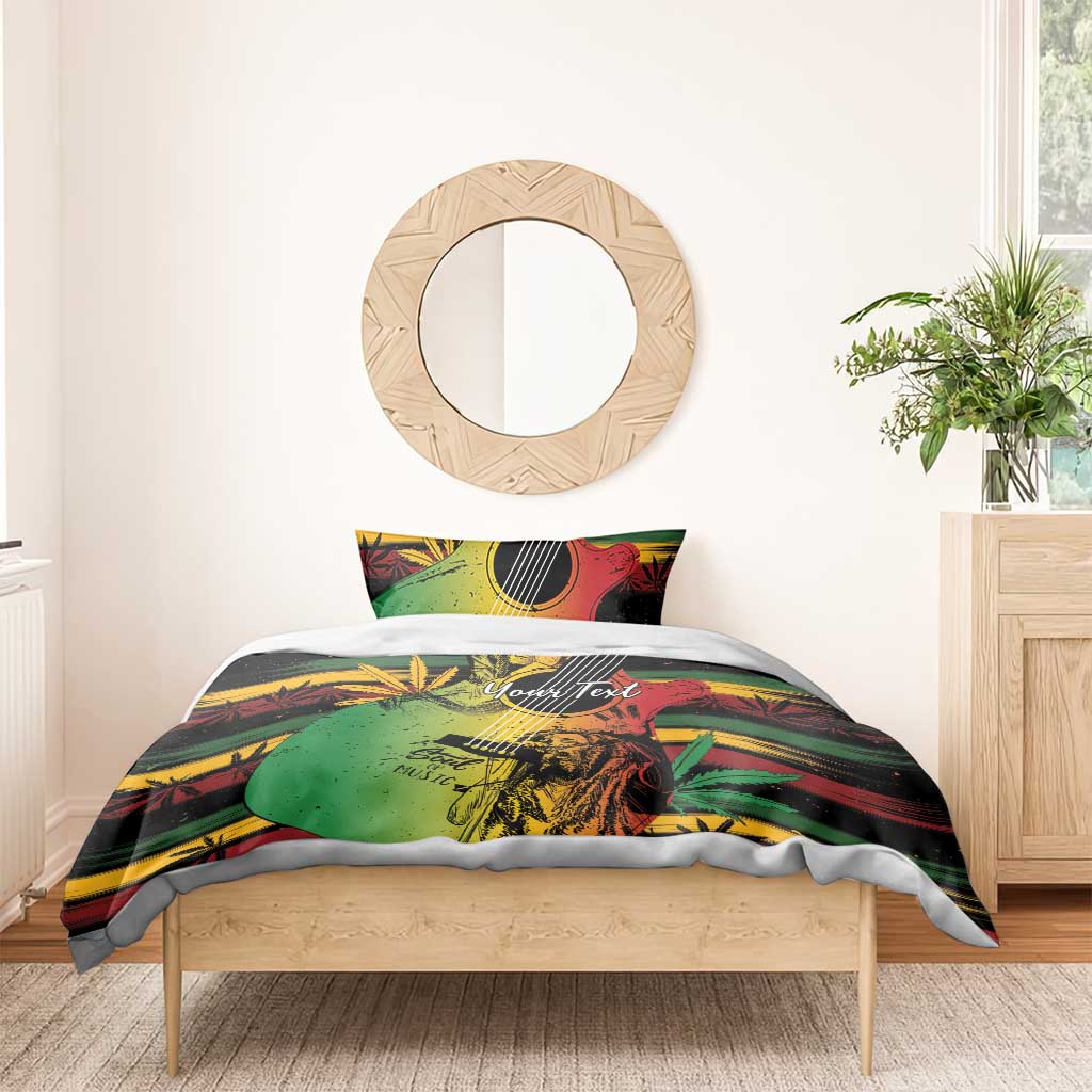 Personalised Reggae Soul Bedding Set Sketch Style LT7 - Wonder Print Shop