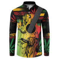 Personalised Reggae Soul Button Sweatshirt Sketch Style LT7 - Wonder Print Shop