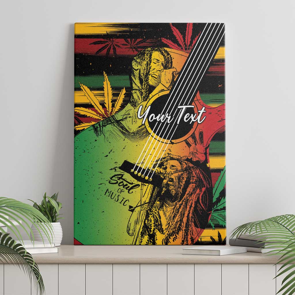 Personalised Reggae Soul Canvas Wall Art Sketch Style LT7 - Wonder Print Shop