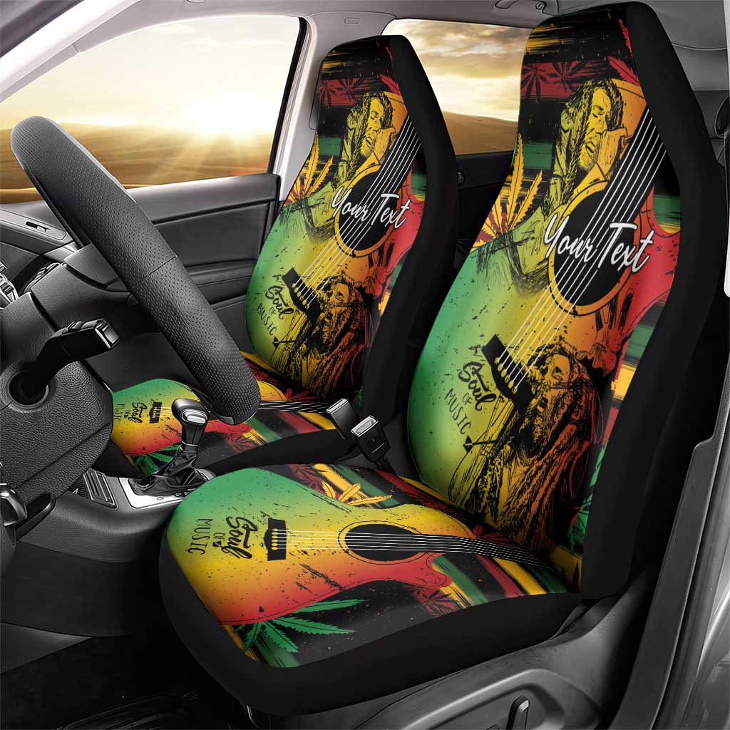 Personalised Reggae Soul Car Seat Cover Sketch Style LT7 - Wonder Print Shop