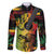 Personalised Reggae Soul Family Matching Long Sleeve Bodycon Dress and Hawaiian Shirt Sketch Style LT7 - Wonder Print Shop