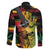 Personalised Reggae Soul Family Matching Long Sleeve Bodycon Dress and Hawaiian Shirt Sketch Style LT7 - Wonder Print Shop
