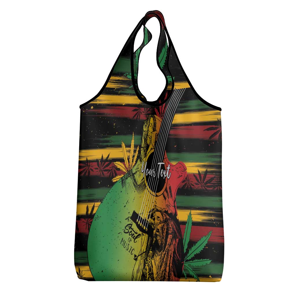 Personalised Reggae Soul Grocery Bag Sketch Style