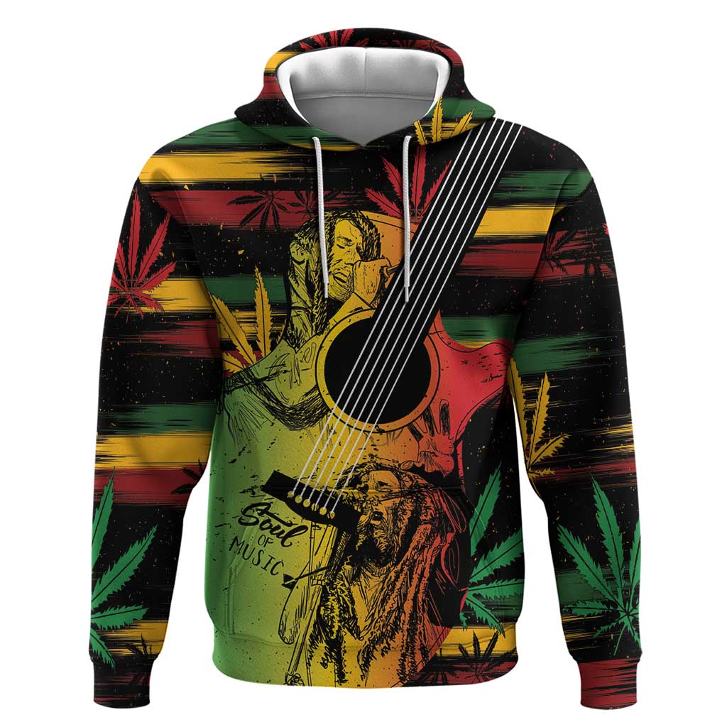 Personalised Reggae Soul Hoodie Sketch Style - Wonder Print Shop