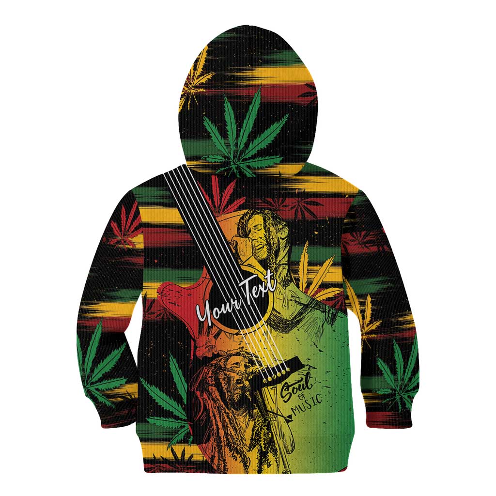 Personalised Reggae Soul Kid Hoodie Sketch Style - Wonder Print Shop