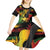 Personalised Reggae Soul Kid Short Sleeve Dress Sketch Style - Wonder Print Shop