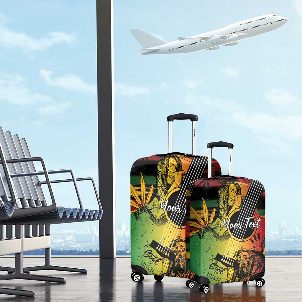 Personalised Reggae Soul Luggage Cover Sketch Style - Wonder Print Shop