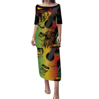 Personalised Reggae Soul Puletasi Sketch Style - Wonder Print Shop