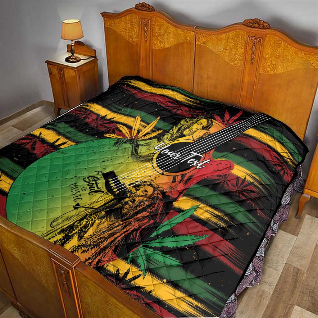 Personalised Reggae Soul Quilt Sketch Style - Wonder Print Shop