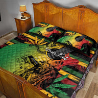 Personalised Reggae Soul Quilt Bed Set Sketch Style - Wonder Print Shop