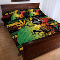 Personalised Reggae Soul Quilt Bed Set Sketch Style - Wonder Print Shop