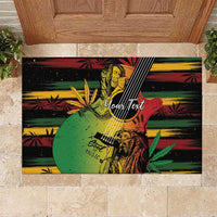 Personalised Reggae Soul Rubber Doormat Sketch Style - Wonder Print Shop
