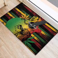 Personalised Reggae Soul Rubber Doormat Sketch Style - Wonder Print Shop