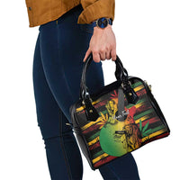 Personalised Reggae Soul Shoulder Handbag Sketch Style