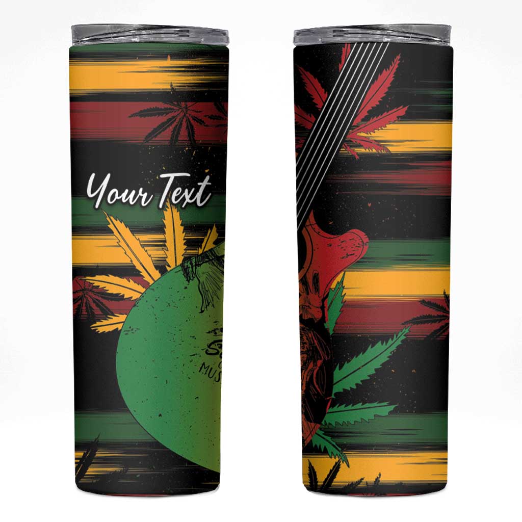 Personalised Reggae Soul Skinny Tumbler Sketch Style - Wonder Print Shop