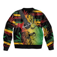 Personalised Reggae Soul Sleeve Zip Bomber Jacket Sketch Style - Wonder Print Shop