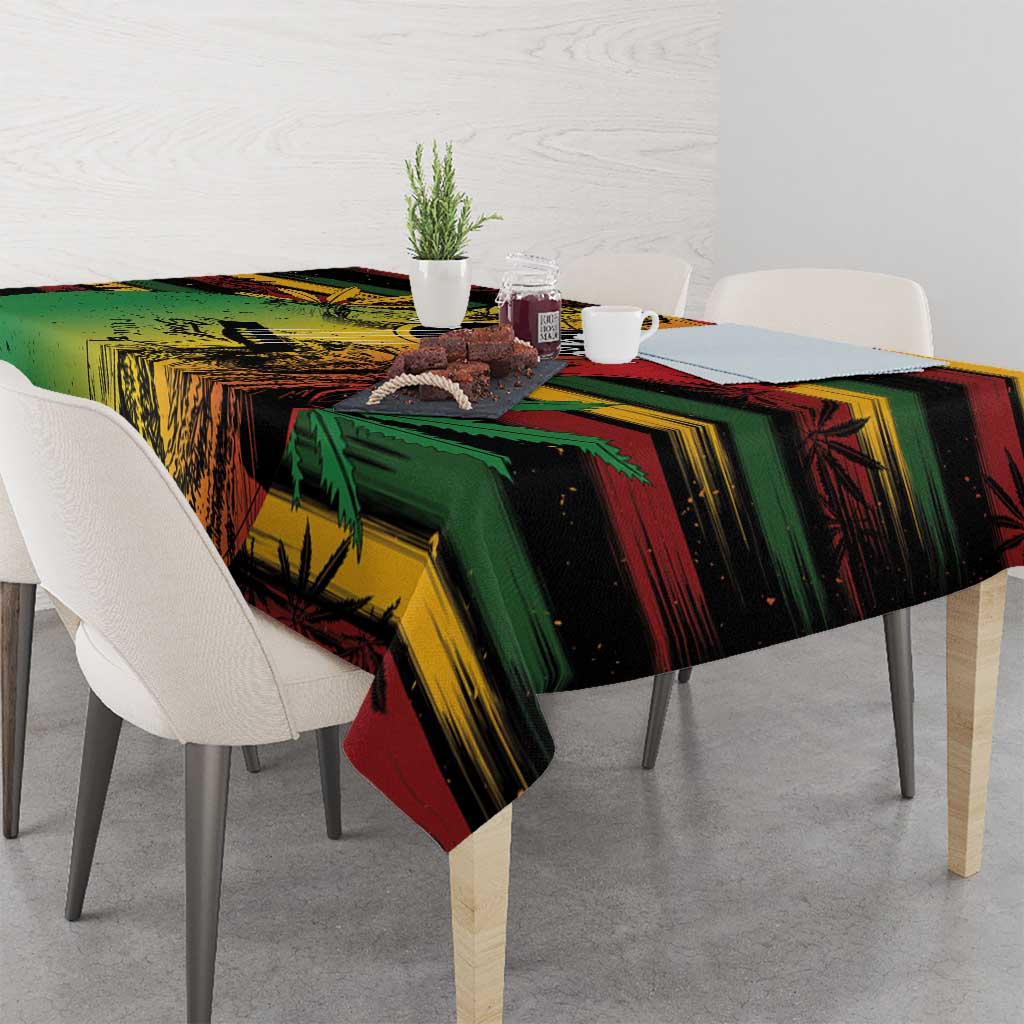 Personalised Reggae Soul Tablecloth Sketch Style - Wonder Print Shop