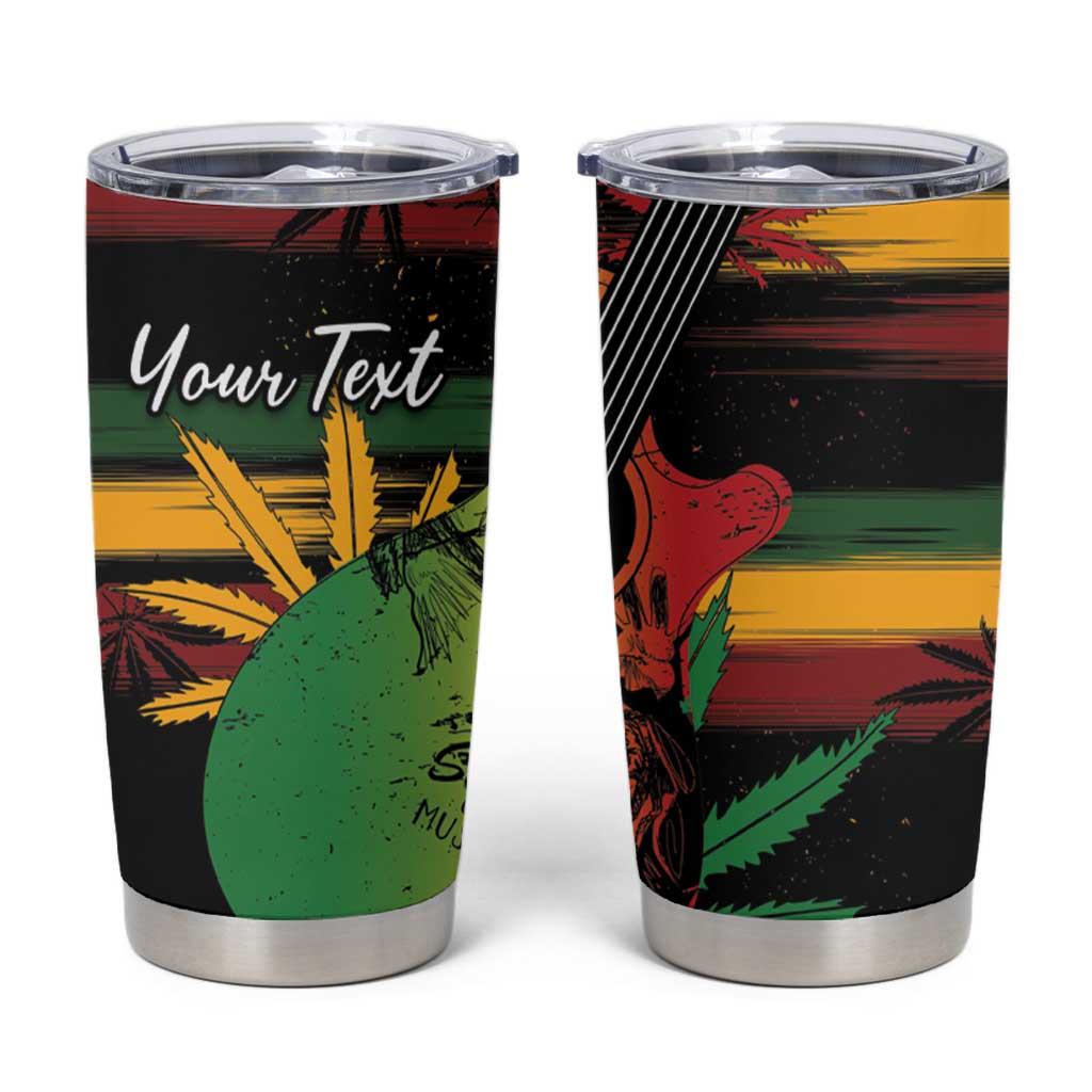 Personalised Reggae Soul Tumbler Cup Sketch Style - Wonder Print Shop