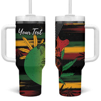 Personalised Reggae Soul Tumbler With Handle Sketch Style - Wonder Print Shop