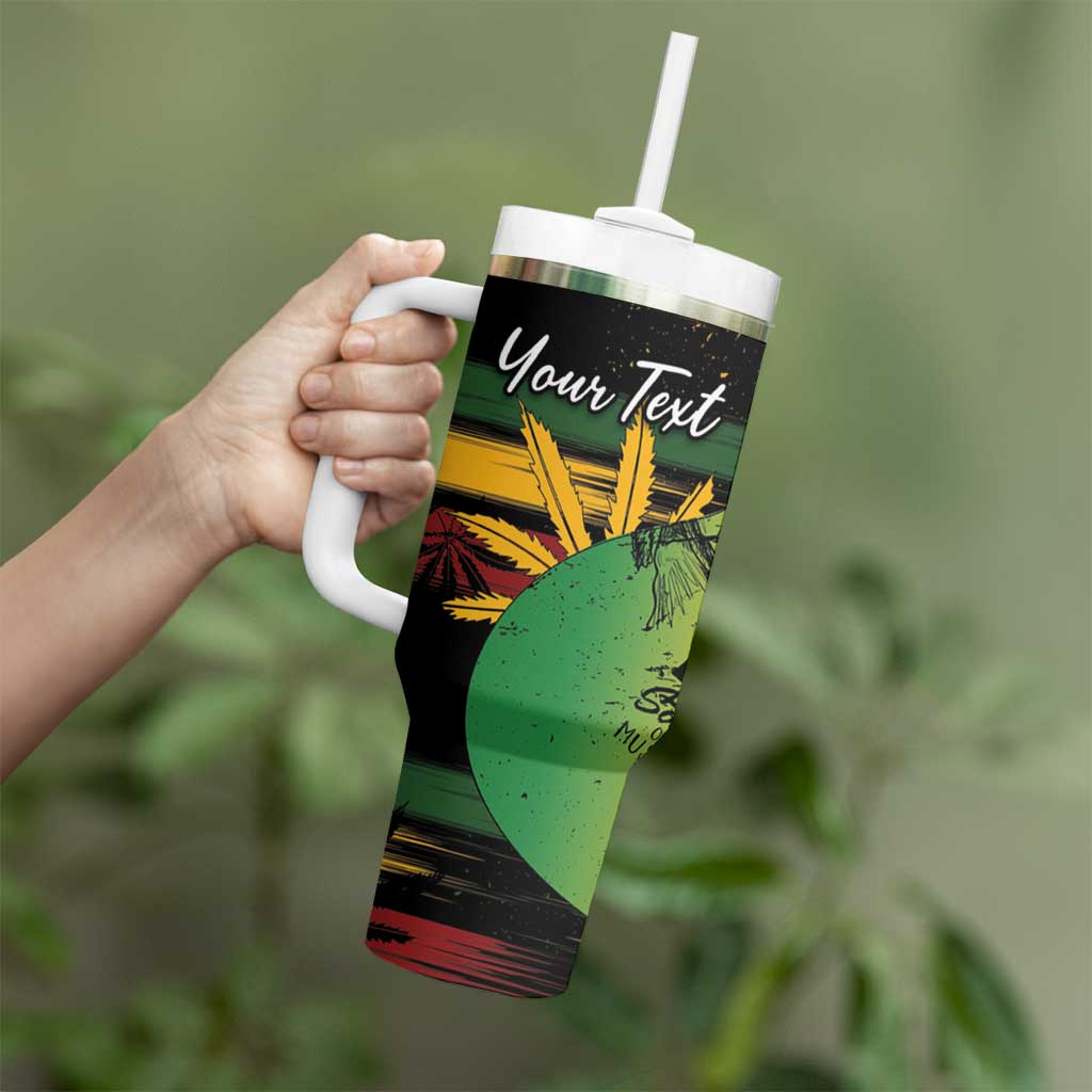 Personalised Reggae Soul Tumbler With Handle Sketch Style - Wonder Print Shop