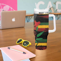 Personalised Reggae Soul Tumbler With Handle Sketch Style - Wonder Print Shop