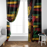 Personalised Reggae Soul Window Curtain Sketch Style - Wonder Print Shop