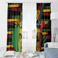 Personalised Reggae Soul Window Curtain Sketch Style - Wonder Print Shop