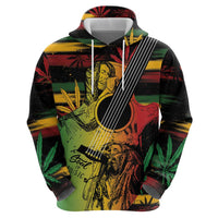 Personalised Reggae Soul Zip Hoodie Sketch Style - Wonder Print Shop
